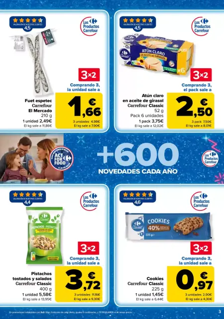 Ofertas de Carrefour España de 7 a 22 abril 2026 50% QUE VUELVE + 3x2 - Página 2