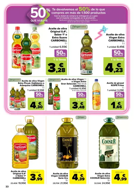 Ofertas de Carrefour España de 7 a 22 abril 2026 50% QUE VUELVE + 3x2 - Página 32