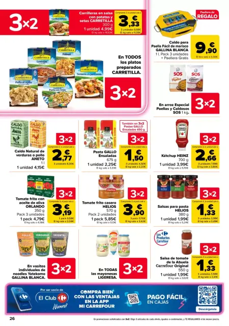 Ofertas de Carrefour España de 7 a 22 abril 2026 50% QUE VUELVE + 3x2 - Página 25