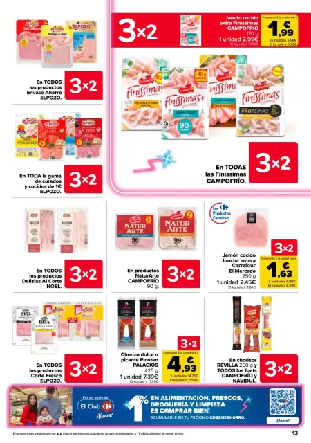 Ofertas de Carrefour España de 7 a 22 abril 2026 50% QUE VUELVE + 3x2 - Página 12