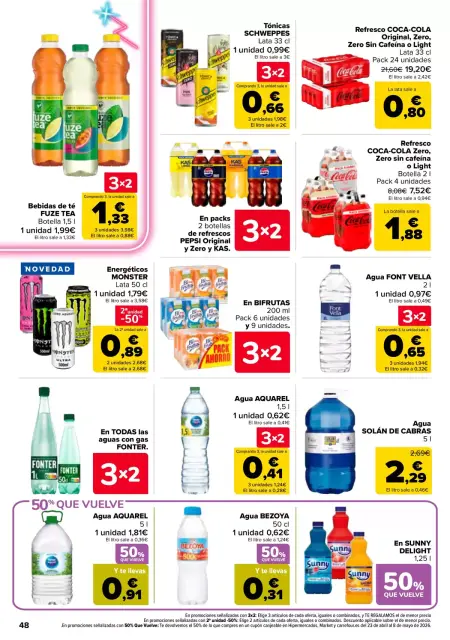 Ofertas de Carrefour España de 7 a 22 abril 2026 50% QUE VUELVE + 3x2 - Página 46