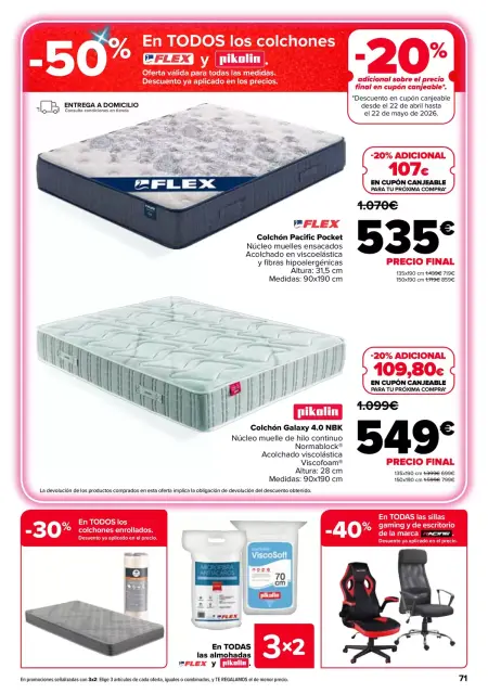 Ofertas de Carrefour España de 7 a 22 abril 2026 50% QUE VUELVE + 3x2 - Página 69