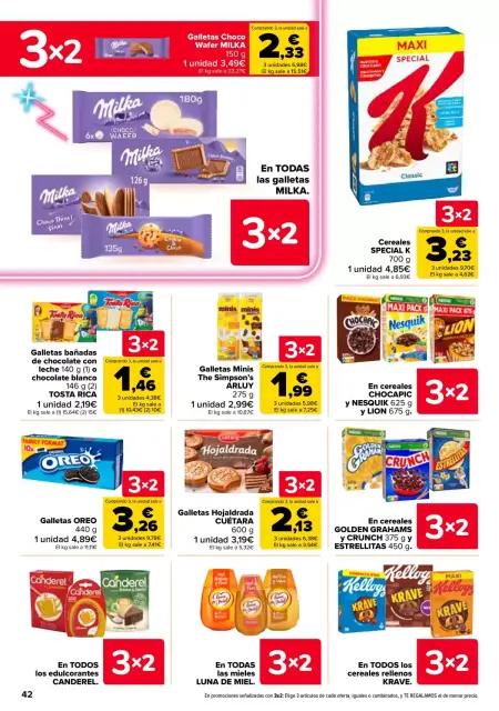 Ofertas de Carrefour España de 7 a 22 abril 2026 50% QUE VUELVE + 3x2 - Página 40