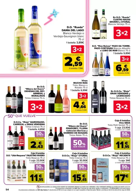 Ofertas de Carrefour España de 7 a 22 abril 2026 50% QUE VUELVE + 3x2 - Página 52