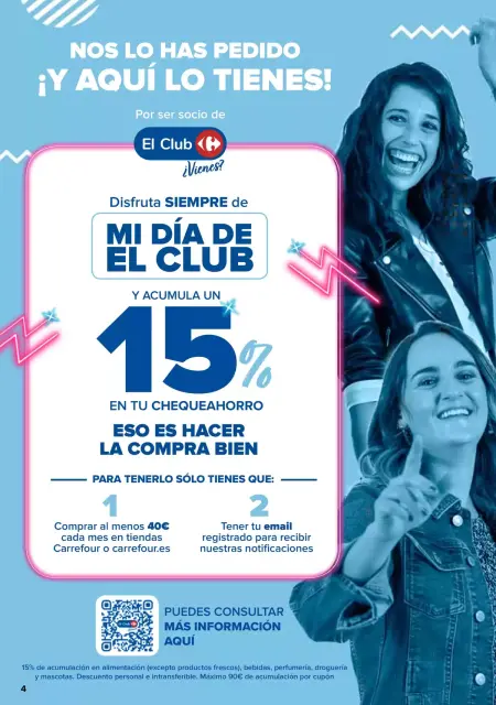 Ofertas de Carrefour España de 7 a 22 abril 2026 50% QUE VUELVE + 3x2 - Página 3