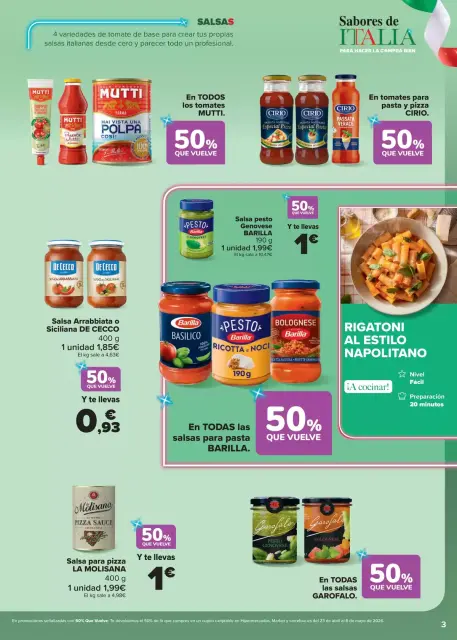 Ofertas de Carrefour España de 7 a 22 abril 2026 Sabores de ITALIA para hacer la compra bien - Página 3