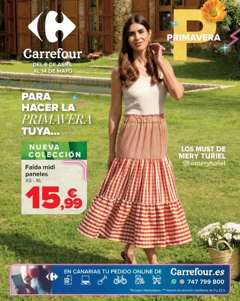Ofertas de Carrefour España de 8 abril a 14 mayo 2026 COLECCIÓN TEXTIL - Página 1
