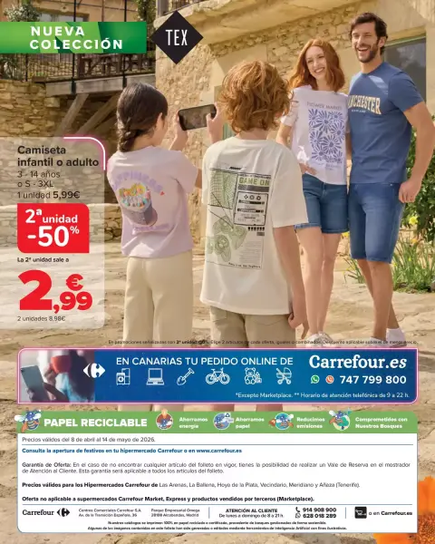 Ofertas de Carrefour España de 8 abril a 14 mayo 2026 COLECCIÓN TEXTIL - Página 28