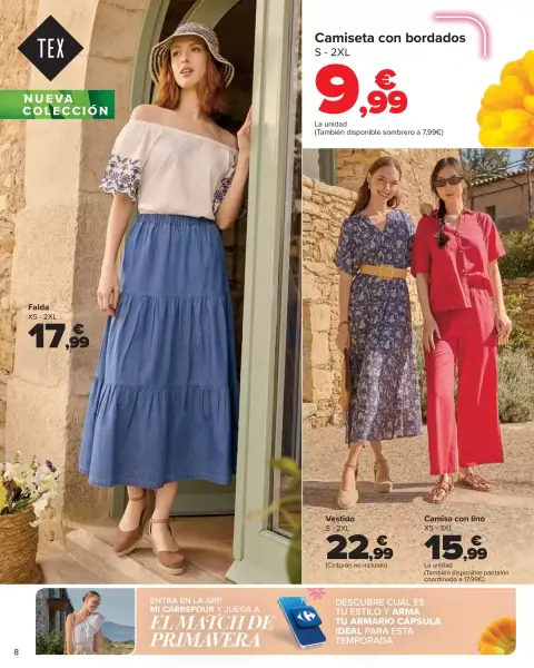Ofertas de Carrefour España de 8 abril a 14 mayo 2026 COLECCIÓN TEXTIL - Página 8