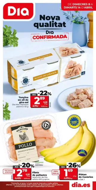 Ofertas de Dia España de 8 a 14 abril 2026 Nova Qualitat - Página 1