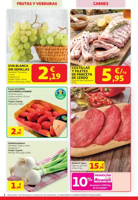 Ofertas de Alcampo supermercado España de 7 a 20 abril 2026 20% Promoción Club Alcampo - Página 2