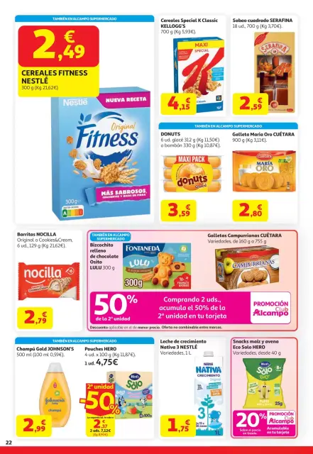 Ofertas de Alcampo Hipermercados España de 7 a 20 abril 2026 20% Promoción Club Alcampo - Página 22