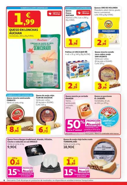 Ofertas de Alcampo Hipermercados España de 7 a 20 abril 2026 20% Promoción Club Alcampo - Página 6