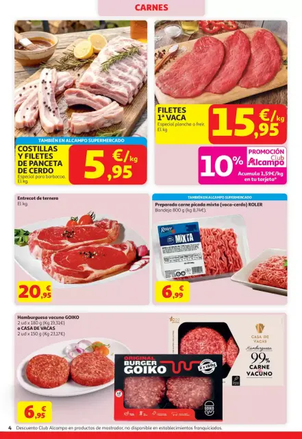 Ofertas de Alcampo Hipermercados España de 7 a 20 abril 2026 20% Promoción Club Alcampo - Página 4