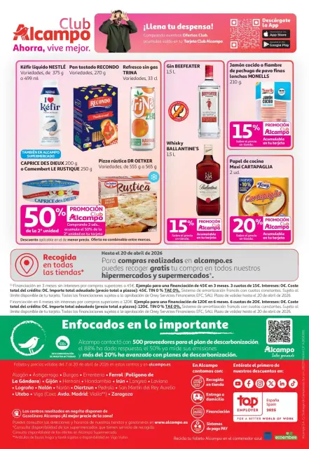 Ofertas de Alcampo Hipermercados España de 7 a 20 abril 2026 20% Promoción Club Alcampo - Página 36