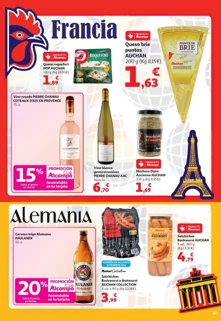 Ofertas de Alcampo Hipermercados España de 7 a 20 abril 2026 20% Promoción Club Alcampo - Página 15