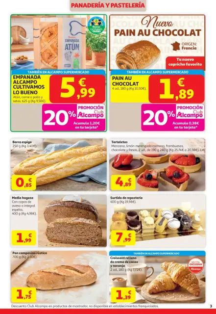 Ofertas de Alcampo Hipermercados España de 7 a 20 abril 2026 20% Promoción Club Alcampo - Página 3