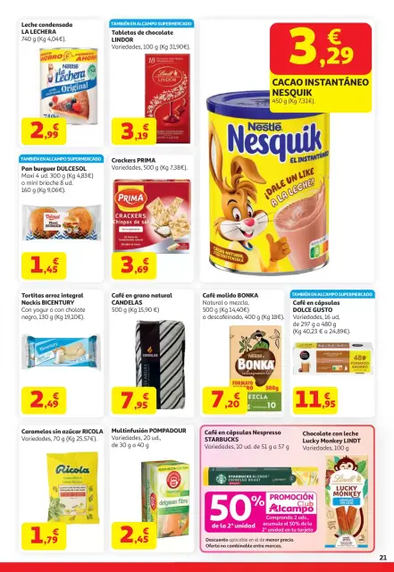 Ofertas de Alcampo Hipermercados España de 7 a 20 abril 2026 20% Promoción Club Alcampo - Página 21