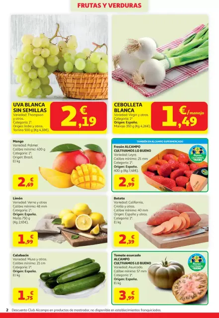 Ofertas de Alcampo Hipermercados España de 7 a 20 abril 2026 20% Promoción Club Alcampo - Página 2