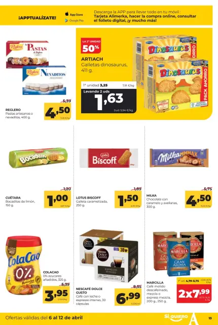 Ofertas de ‎Alimerka Supermercados‎ España León, Castilla, Galicia de 6 a 12 abril 2026 Ofertas semanales - Página 13