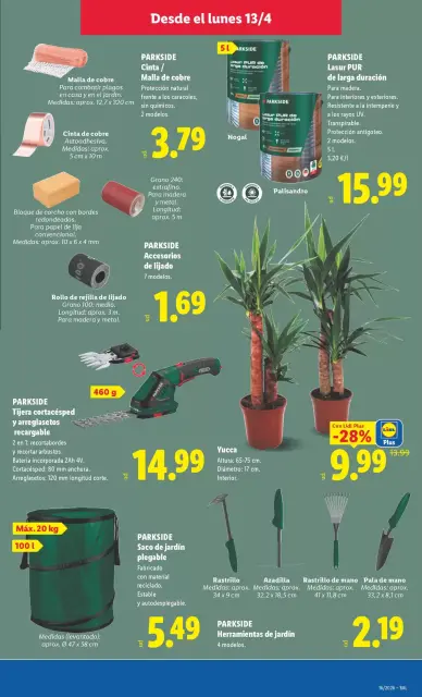 Ofertas de Lidl España de 13 a 19 abril 2026 Ofertas de bazar - Página 15
