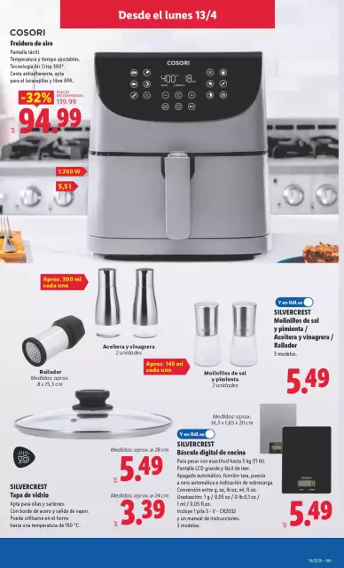 Ofertas de Lidl España de 13 a 19 abril 2026 Ofertas de bazar - Página 9