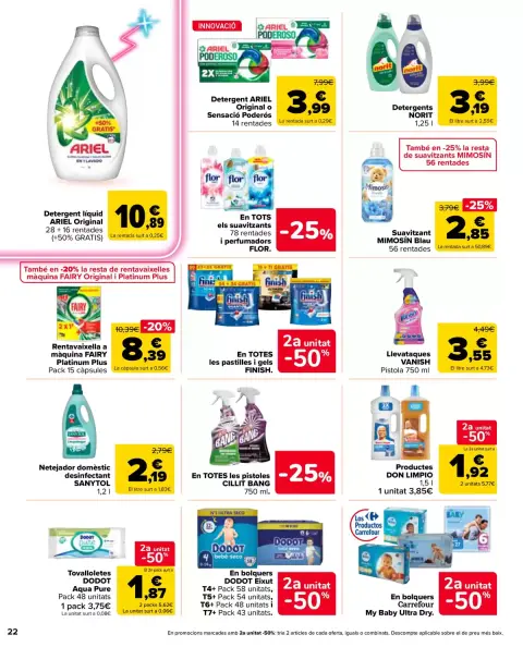 Ofertas de Carrefour Markt España de 7 a 20 abril 2026 2° unitat al 50% - Página 22
