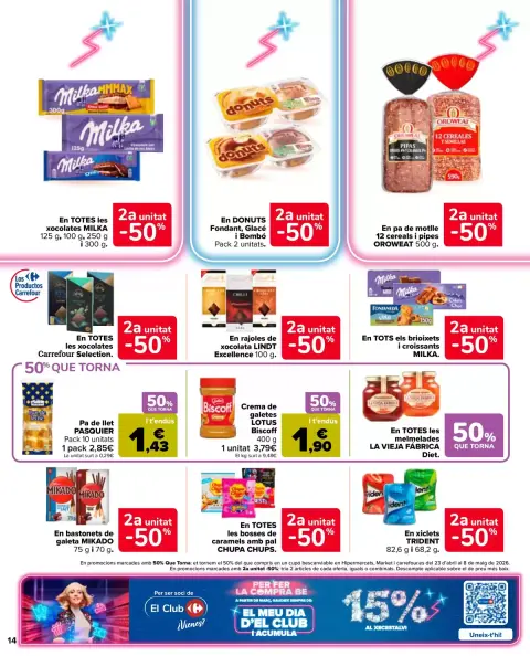 Ofertas de Carrefour Markt España de 7 a 20 abril 2026 2° unitat al 50% - Página 14