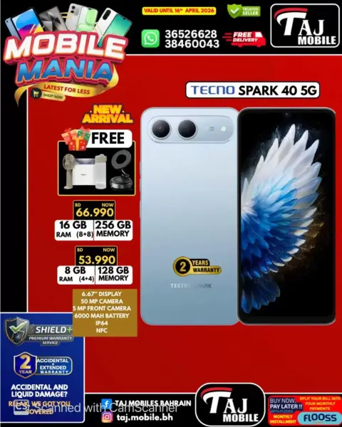 Offres Mobiles Taj Bahrein de 10 à 16 avril 2026 Offres pour les festivals mobiles - Page 38