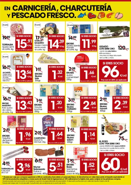 Ofertas de Eroski España de 9 a 12 abril 2026 -20% en carnicería, charcutería y pescado fresco - Página 3