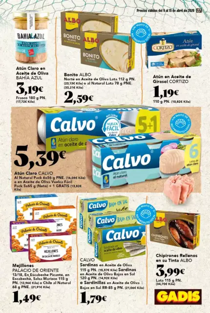 Ofertas de GADIS España de 9 a 15 abril 2026 Nuevos precios - Página 27