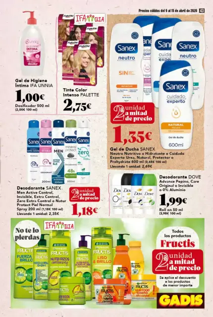 Ofertas de GADIS España de 9 a 15 abril 2026 Nuevos precios - Página 43