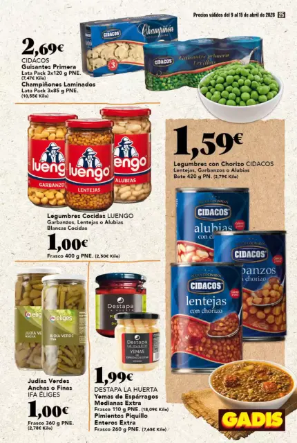 Ofertas de GADIS España de 9 a 15 abril 2026 Nuevos precios - Página 25