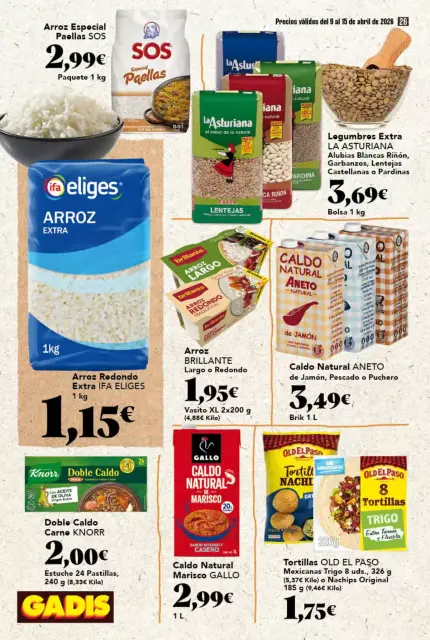 Ofertas de GADIS España de 9 a 15 abril 2026 Nuevos precios - Página 26
