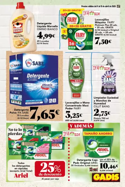 Ofertas de GADIS España de 9 a 15 abril 2026 Nuevos precios - Página 47
