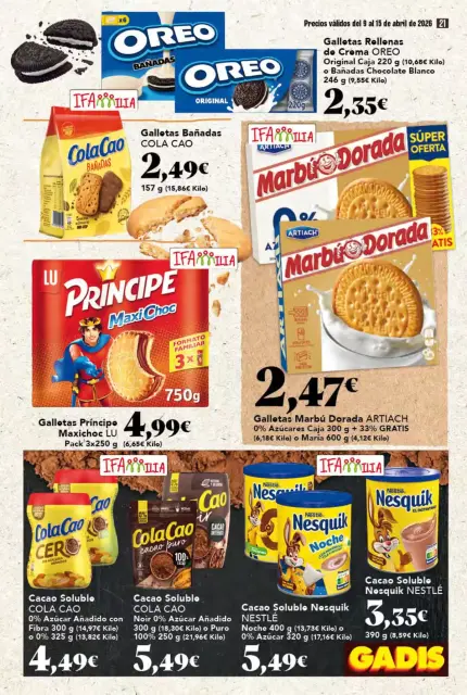 Ofertas de GADIS España de 9 a 15 abril 2026 Nuevos precios - Página 21