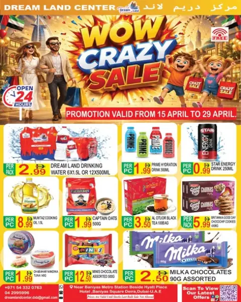 Dream Land supermarket offers in Dubai from 15 to 29 April 2026 Crazy offers - Page 1