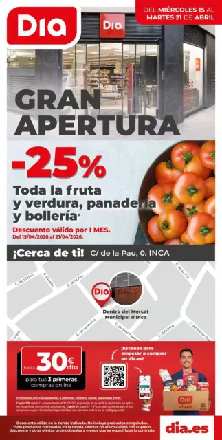 Ofertas de Dia España de 15 a 21 abril 2026 Gran apertura -20% - Página 1