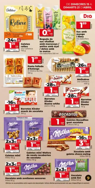Ofertas de Dia España de 15 a 21 abril 2026 Nova Qualitat - Página 9