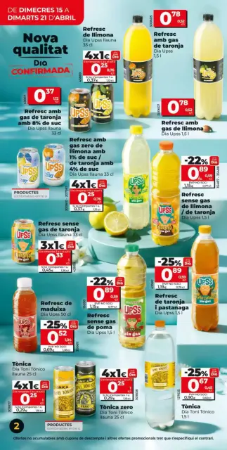 Ofertas de Dia España de 15 a 21 abril 2026 Nova Qualitat - Página 2