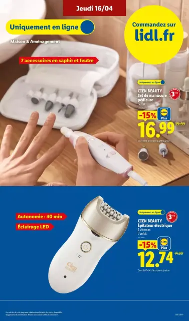 Lidl France offers from 13 to 16 April 2026 This Week's Web Exclusions - Page 17