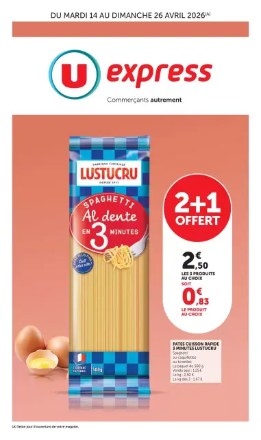 U Express France offers from 14 to 26 April 2026 Special Care - Page 1