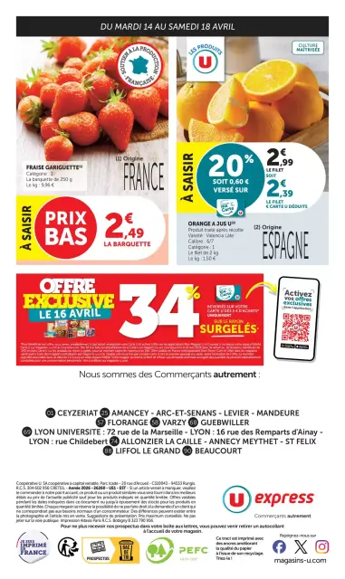 U Express France offers from 14 to 26 April 2026 Special Care - Page 12
