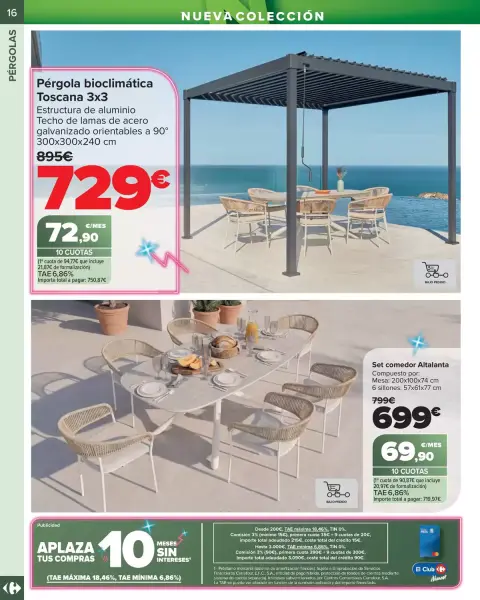 Ofertas de Carrefour España de 14 abril a 14 mayo 2026 Terraza y jardín - Página 16