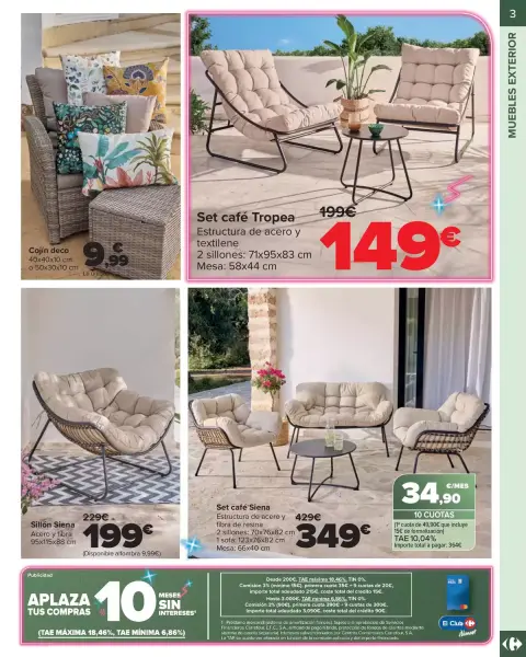 Ofertas de Carrefour España de 14 abril a 14 mayo 2026 Terraza y jardín - Página 3