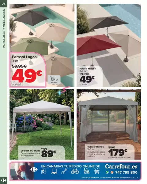 Ofertas de Carrefour España de 14 abril a 14 mayo 2026 Terraza y jardín - Página 24