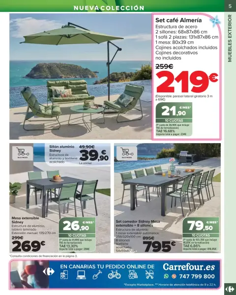 Ofertas de Carrefour España de 14 abril a 14 mayo 2026 Terraza y jardín - Página 5