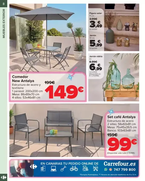 Ofertas de Carrefour España de 14 abril a 14 mayo 2026 Terraza y jardín - Página 8