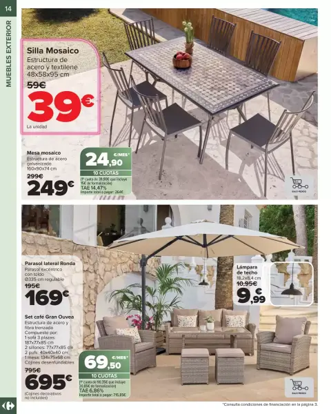 Ofertas de Carrefour España de 14 abril a 14 mayo 2026 Terraza y jardín - Página 14