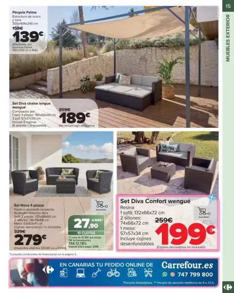 Ofertas de Carrefour España de 14 abril a 14 mayo 2026 Terraza y jardín - Página 15